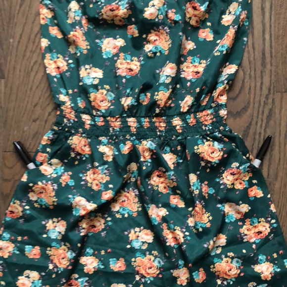 Strapless Floral Print Dress/Tunic - Picture 8 of 8